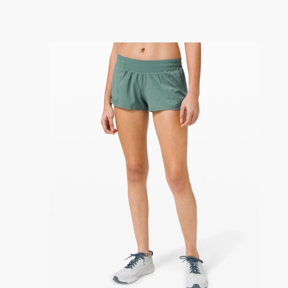 LULULEMON HOTTY HOT 2.5"- TIDEWATER TEAL